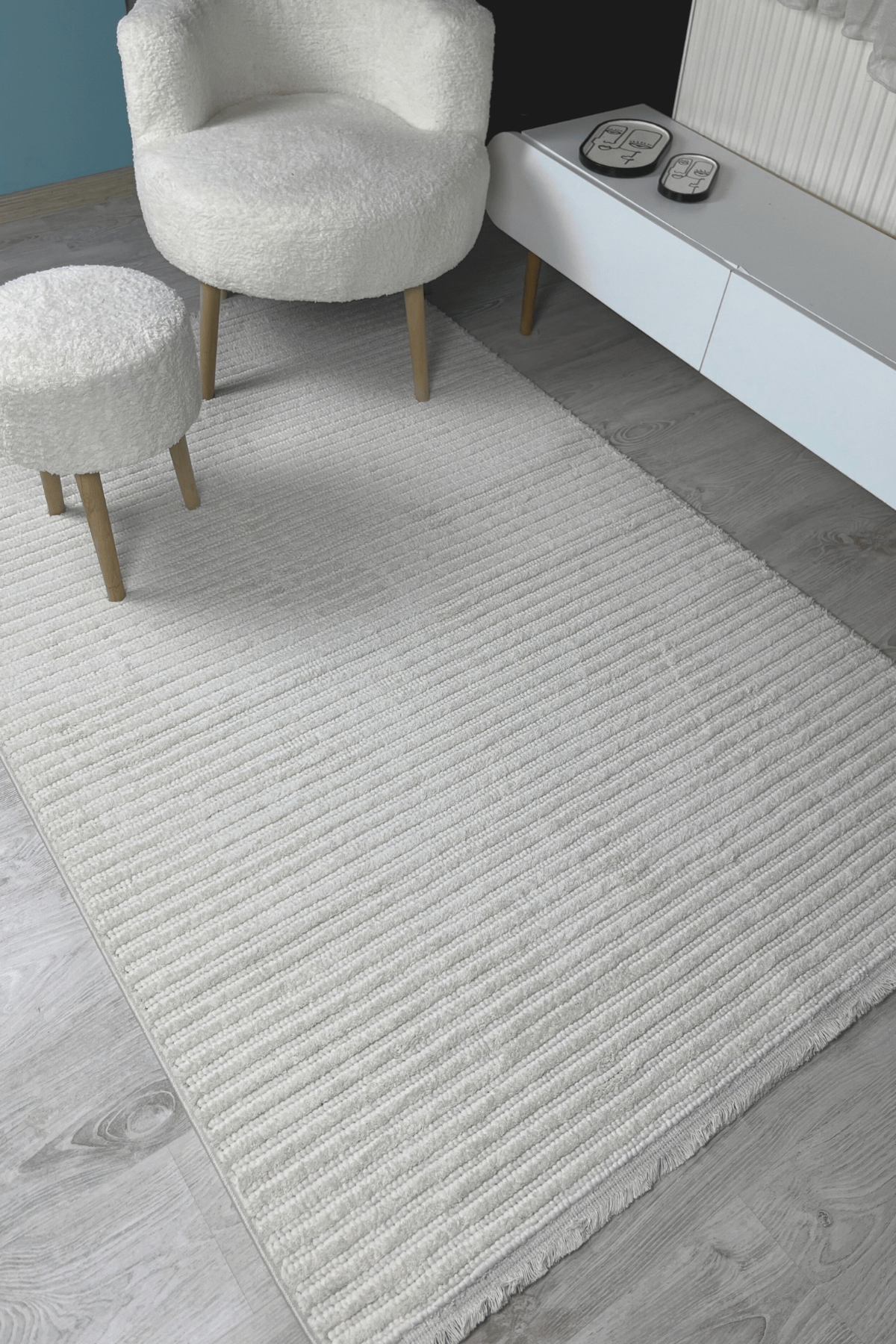 Comfy Halı Octavia 75487-060 Örgü Bukleli Modern Minimalist Halı