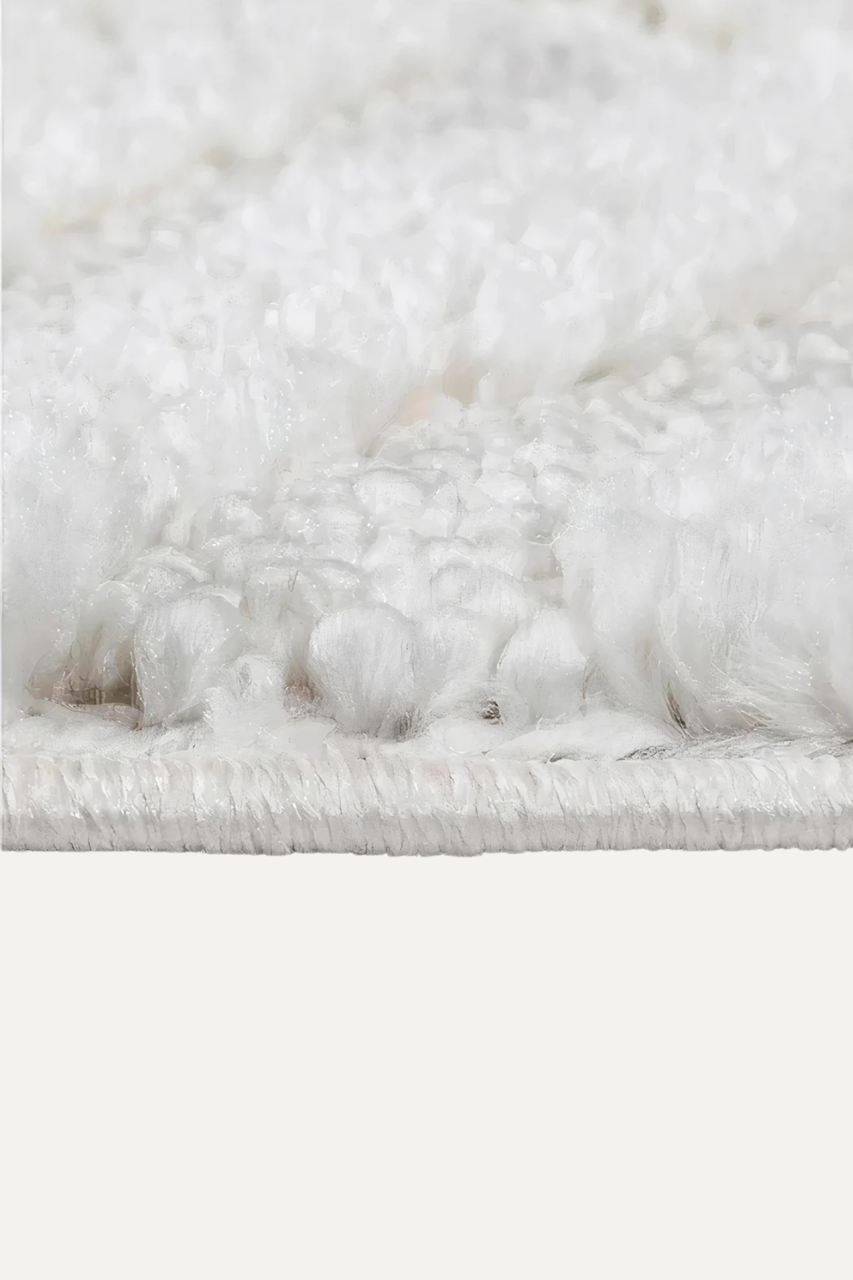 Comfy Halı Cloud D518B R0911 Beyaz Shaggy Modern Halı