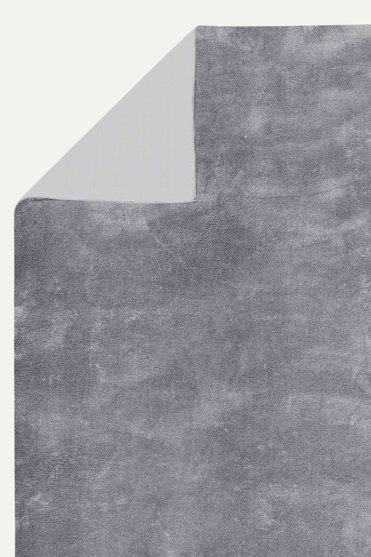 Mars MRS0101 Gri Kaymaz Taban Makinede Yıkanabilir Peluş Dokuma Halı