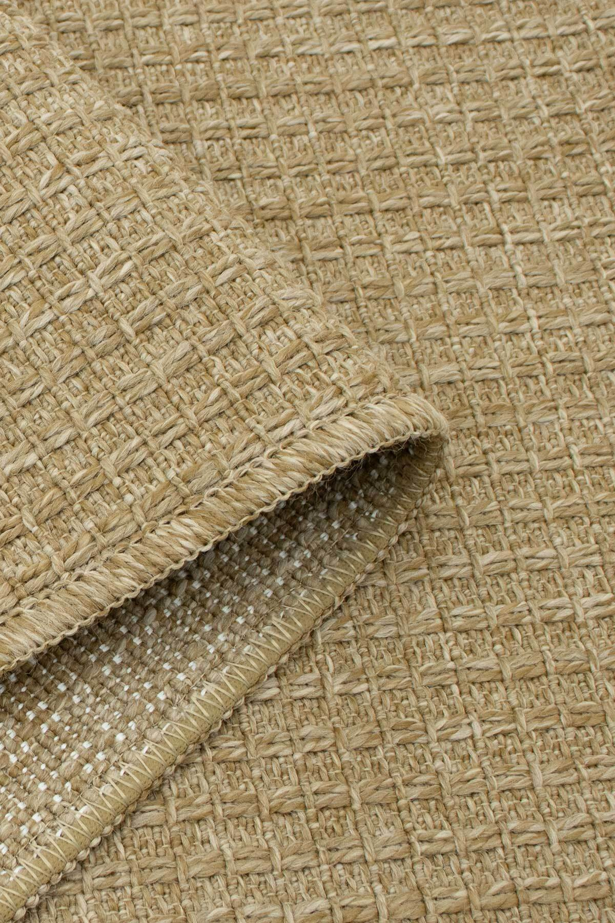 Comfy Halı Juta SSL0107 Bej Makinede Yıkanabilir Kaymaz Taban Sisal Dokuma Halı