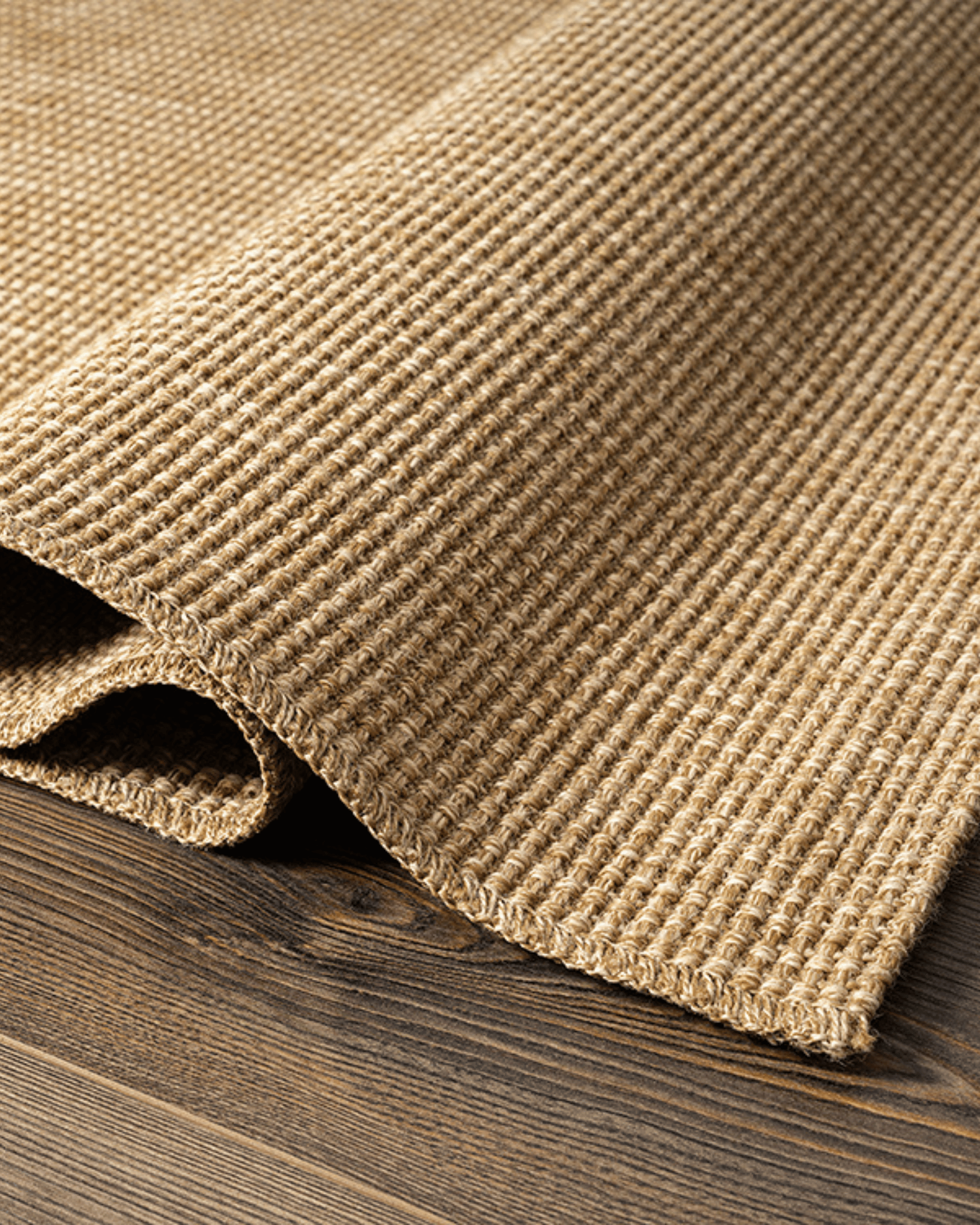 Comfy Halı Malta TI001A Kahverengi Çizgili Doğal Jüt Halı