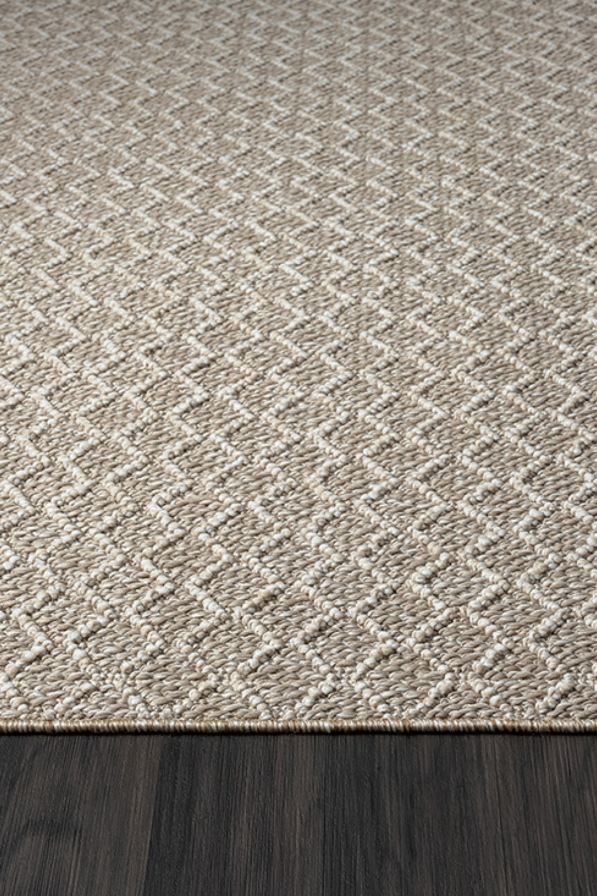 Comfy Halı Efes EF003A Kahverengi Bukleli Modern İskandinav Örgü Halı