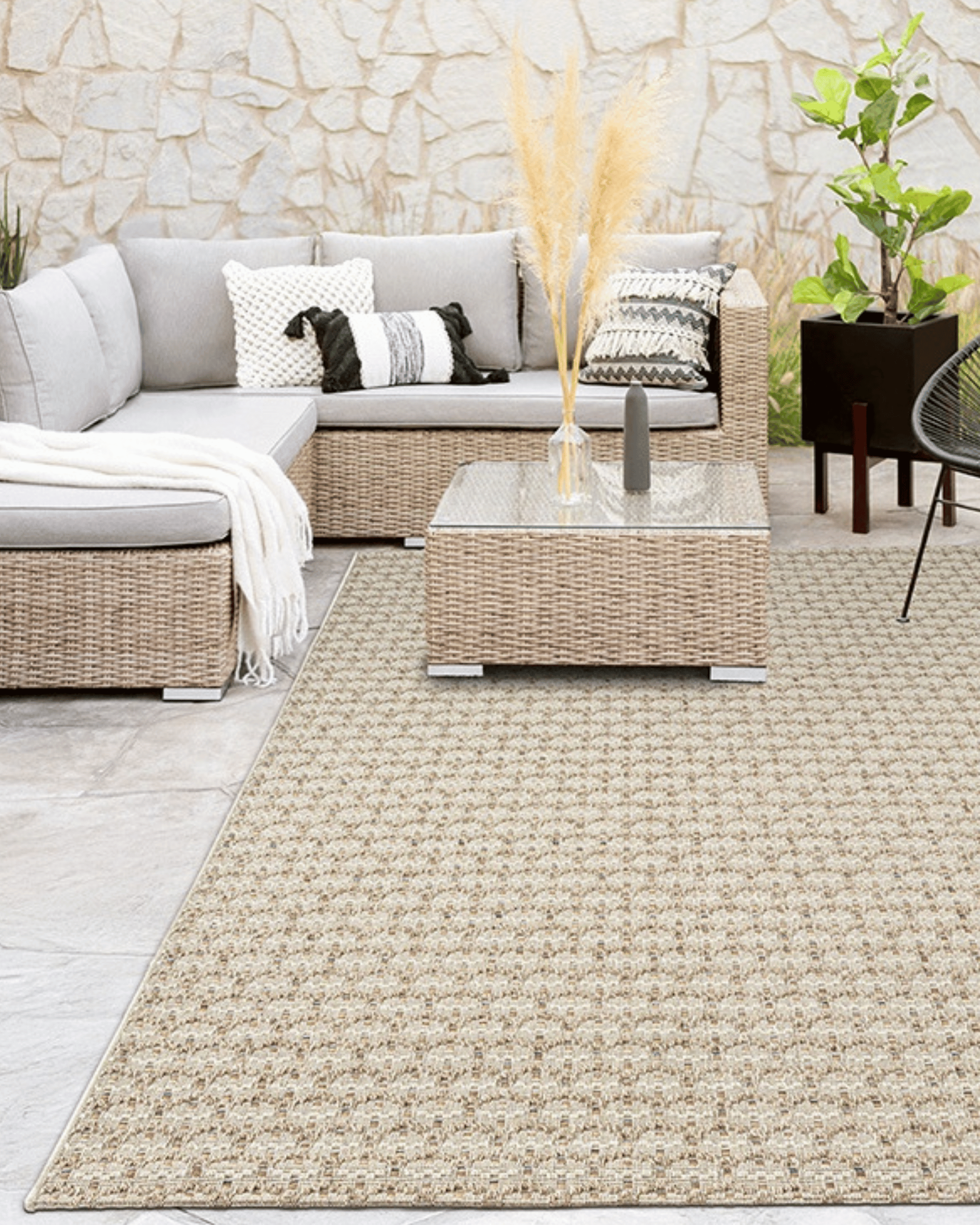 Comfy Halı Malta TI006A Bej Doğal Jüt Halı