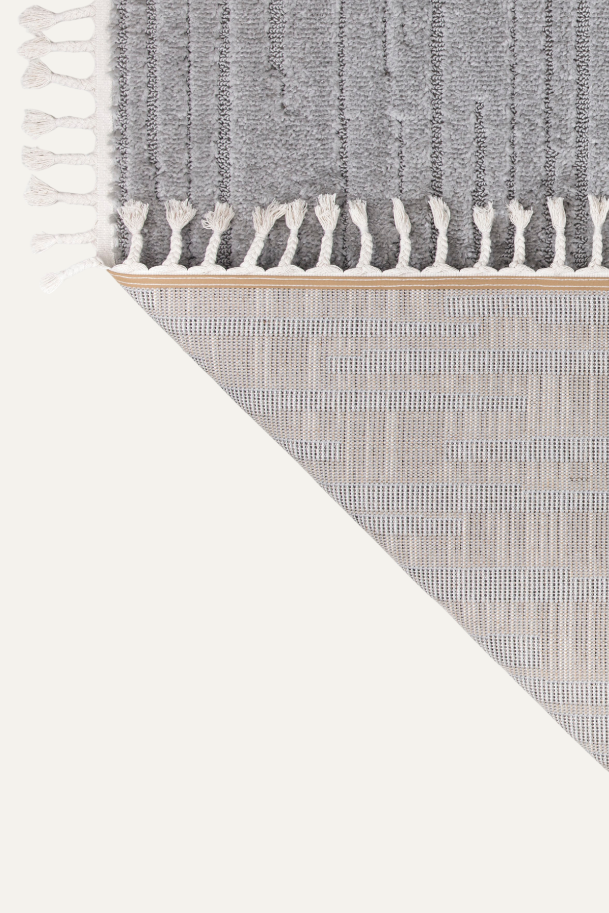 Comfy Halı Wind D534B R0977 Gri Shaggy Modern Halı