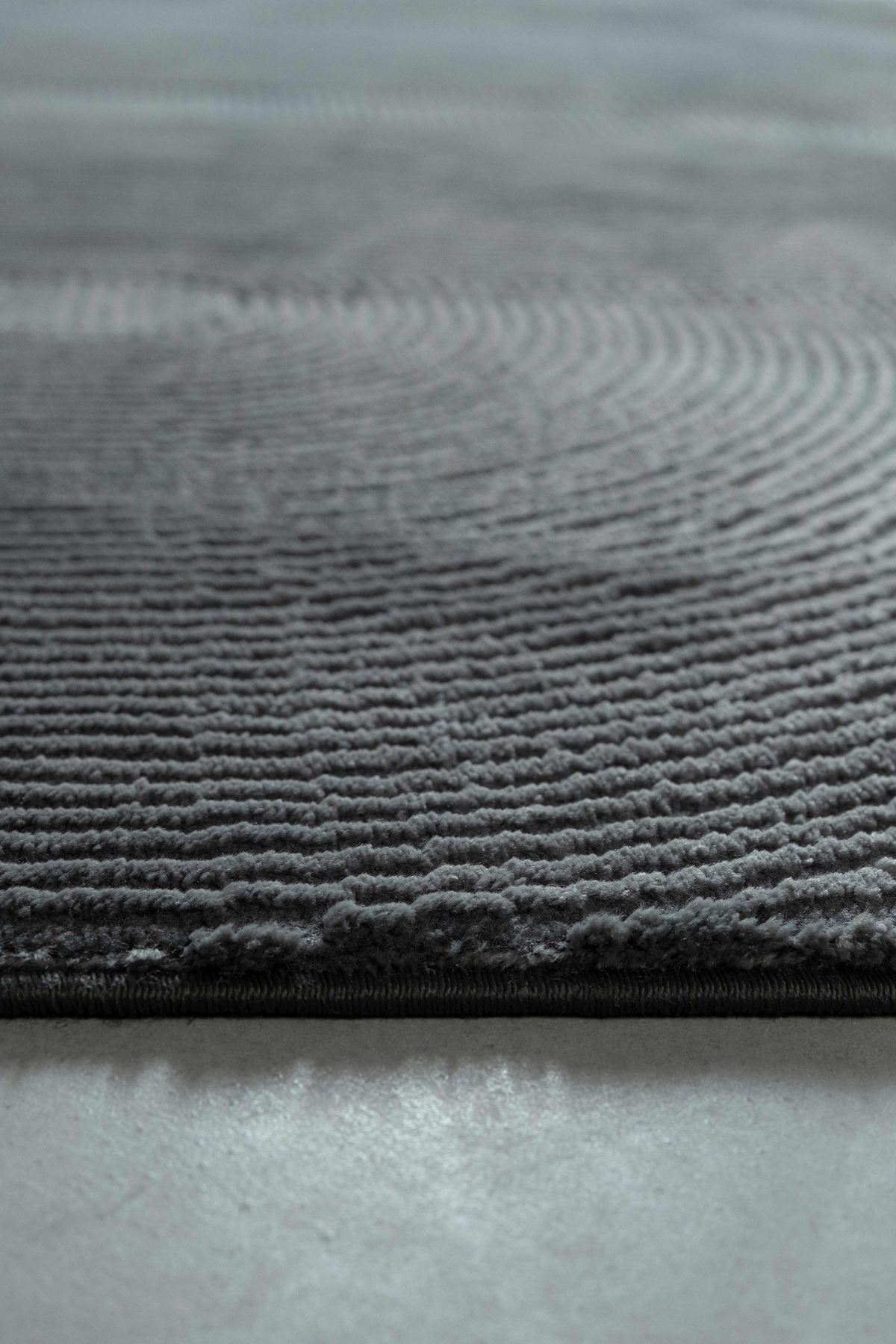 Comfy Halı Ritim 37804-091 Anti Alerjik Yumuşak Modern Antrasit Halı