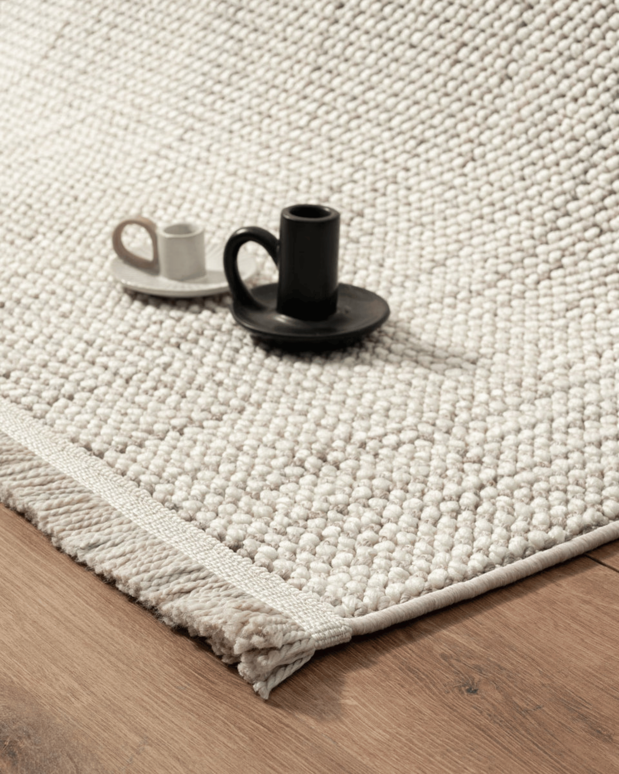 Comfy Halı Point PNTABEJ Bukleli Modern İskandinav Örgü Halı