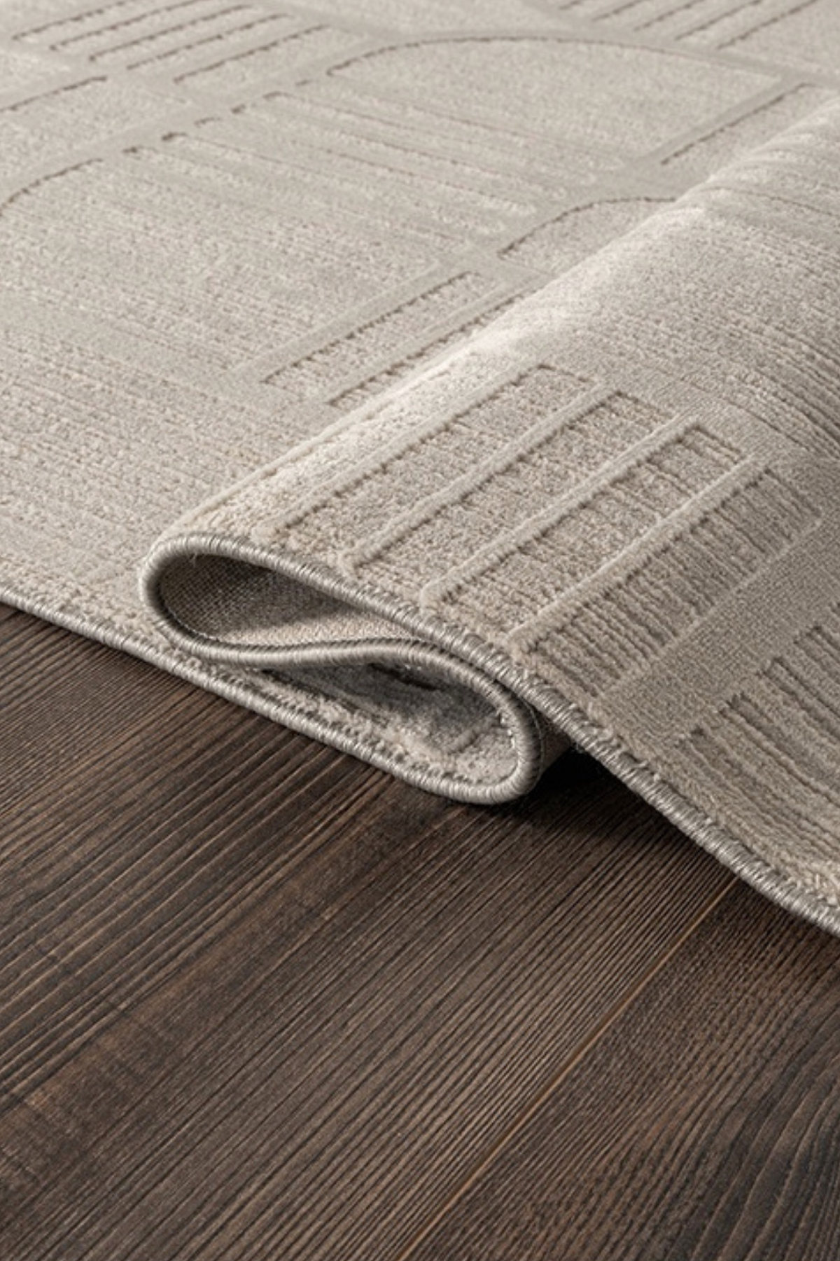 Comfy Halı Tual TL009A Gri Bohem Halı