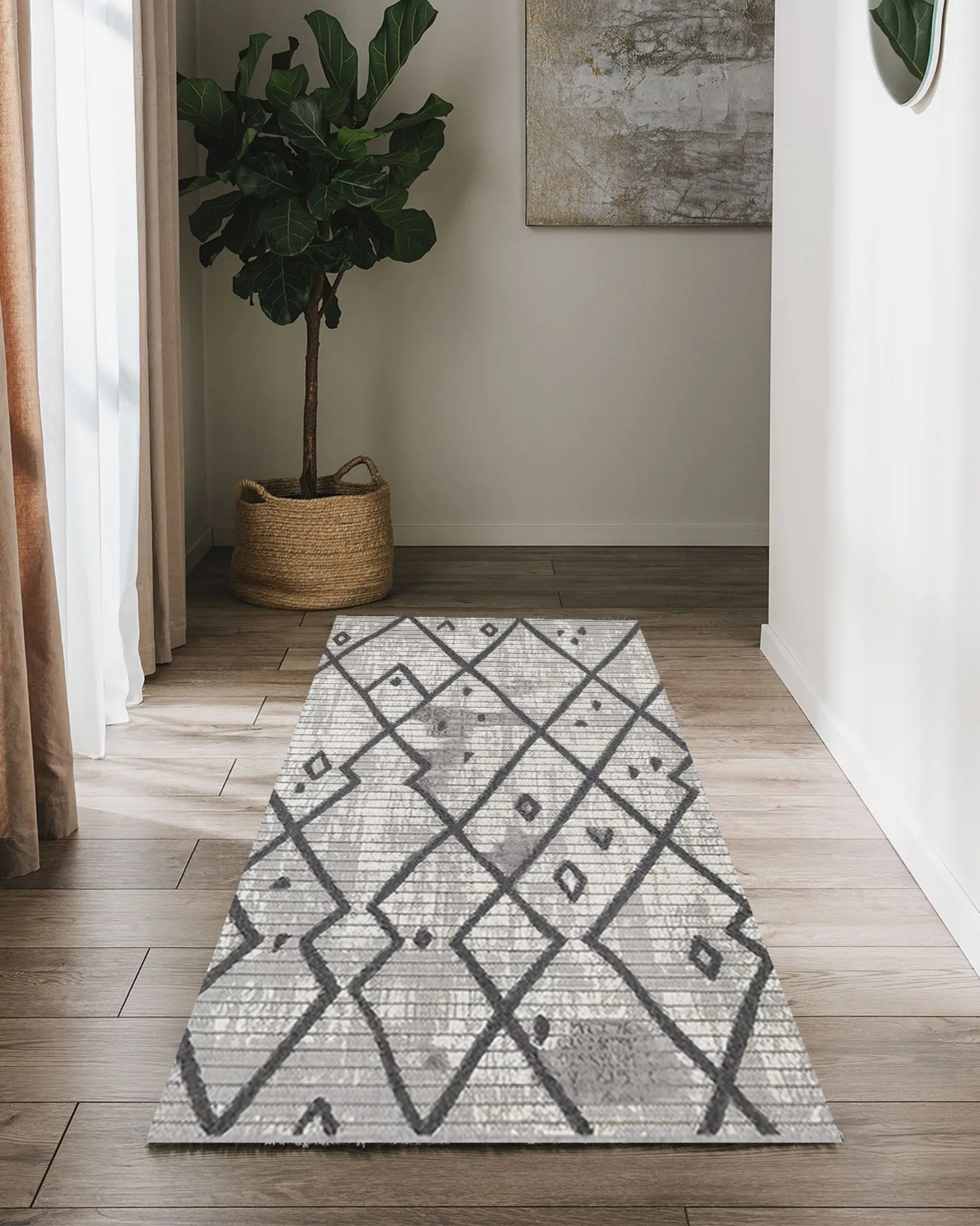 Comfy Halı Icon İskandinav Örgü Bukleli Jüt Halı