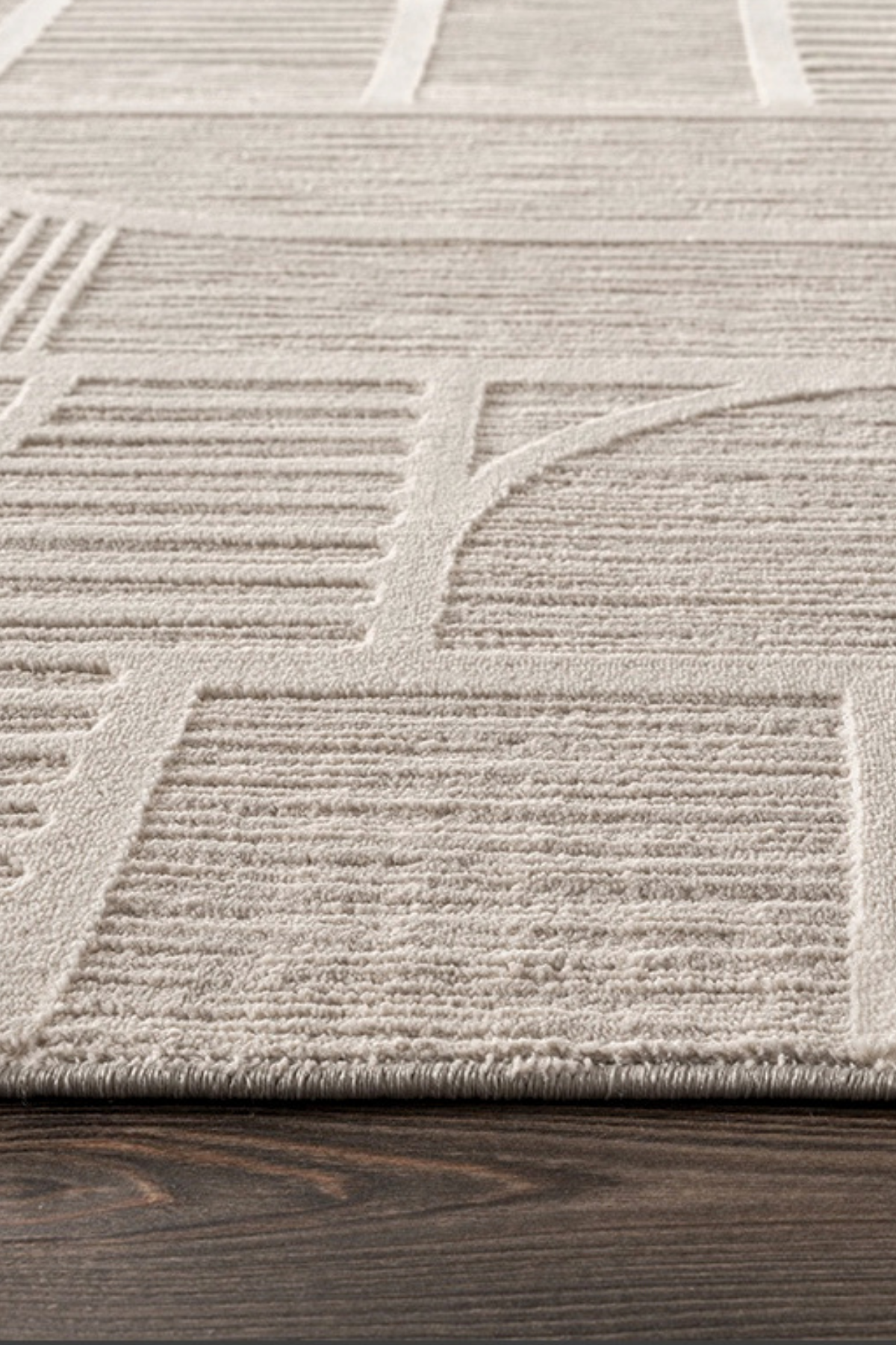 Comfy Halı Tual TL009A Gri Bohem Halı