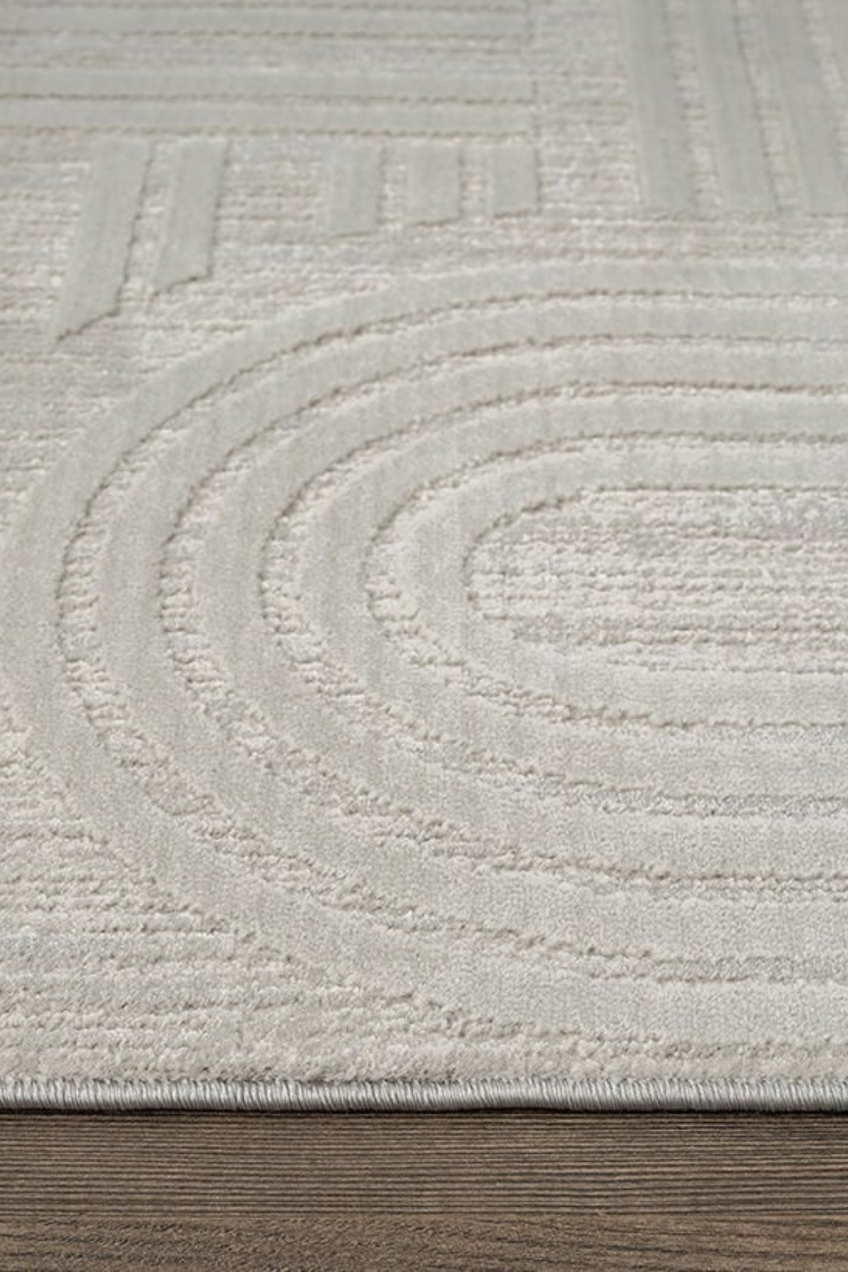 Comfy Halı Tual TL007A Gri Modern Bohem Halı