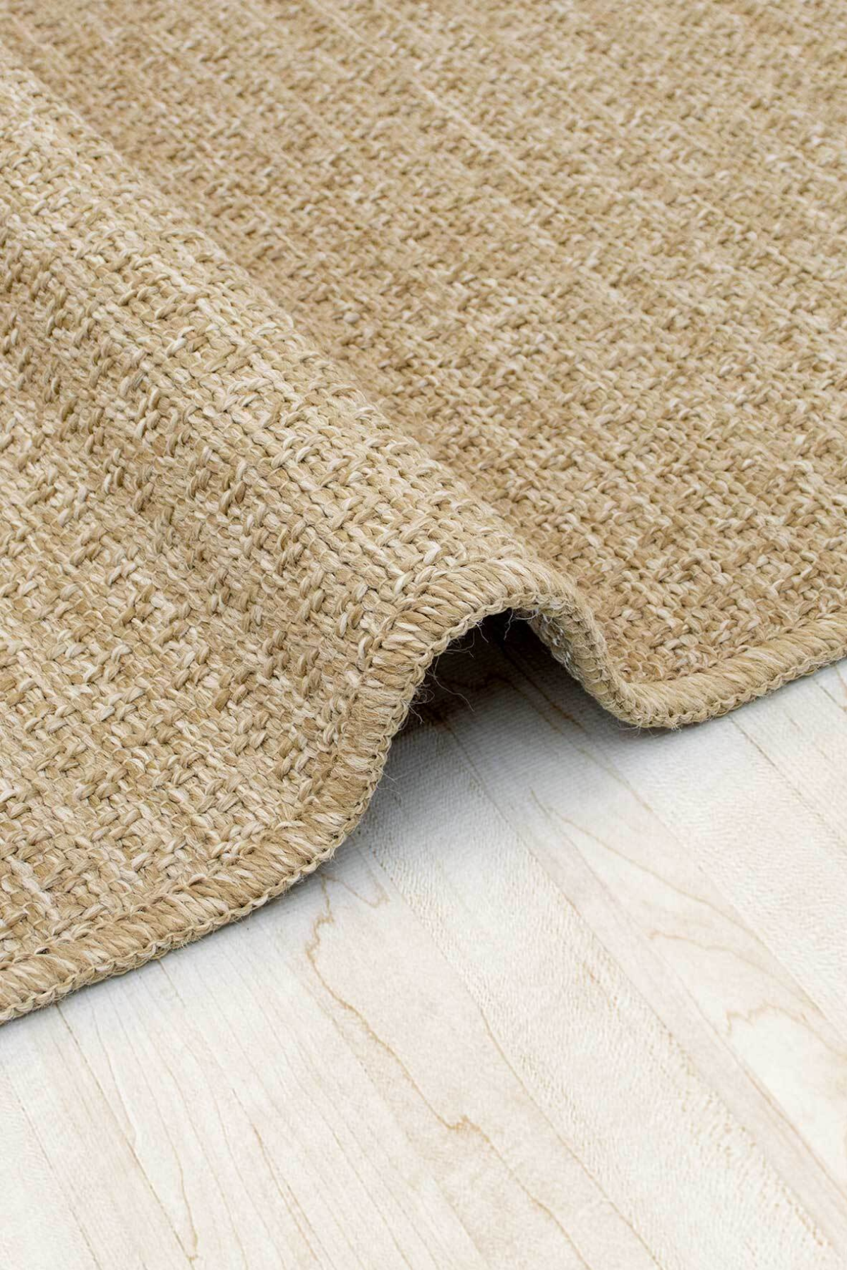 Comfy Halı Juta SSL0207 Bej Makinede Yıkanabilir Kaymaz Taban Sisal Dokuma Halı