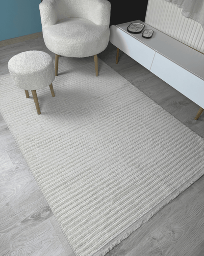 Comfy Halı Octavia 75487-060 Örgü Bukleli Modern Minimalist Halı
