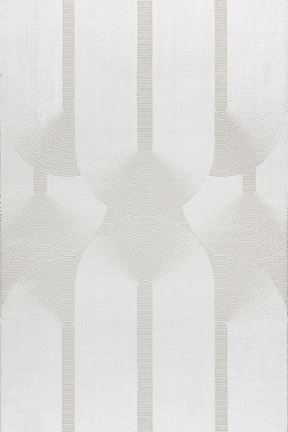 Comfy Halı Ritim 37804-061 Anti Alerjik Yumuşak Modern Krem  Halı