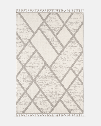 Comfy Halı Efes EF009A Bukleli Modern İskandinav Örgü Halı
