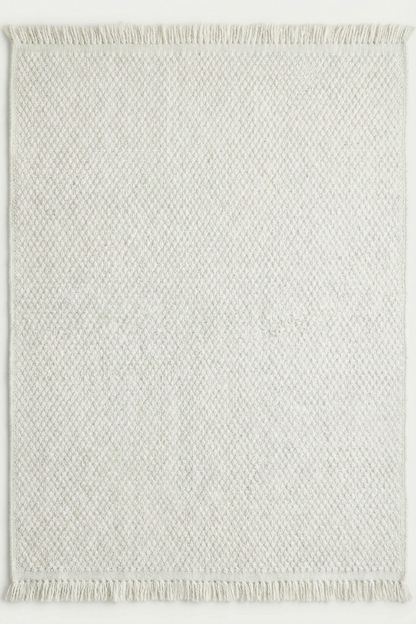 Comfy Halı Natural B01 Beyaz Makinede Yıkanabilir Yumuşak Sisal Halı