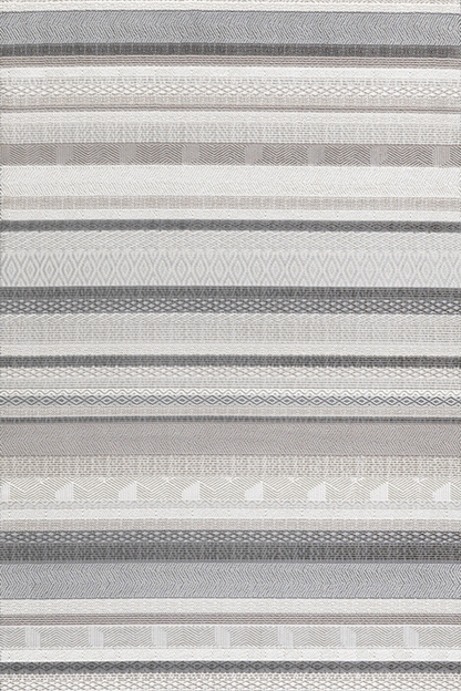 Comfy Halı Ritim 38433-665 Anti Alerjik Yumuşak Modern Krem/Gri Halı