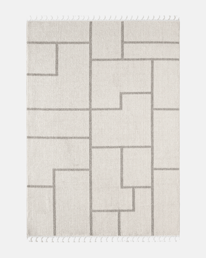 Comfy Halı Efes EF007A Bukleli Modern İskandinav Örgü Halı