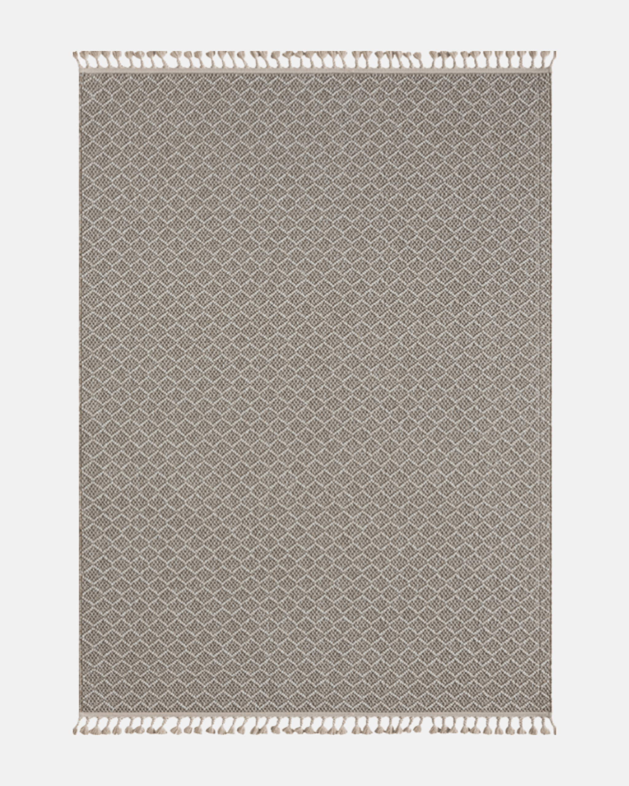 Comfy Halı Efes EF003A Kahverengi Bukleli Modern İskandinav Örgü Halı