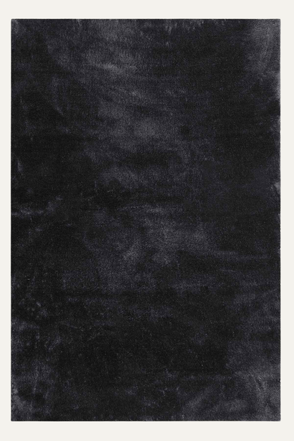 Mars MRS0103 Antrasit Kaymaz Taban Makinede Yıkanabilir Peluş Dokuma Halı