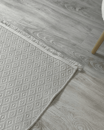 Comfy Halı Natural B03 Beyaz Makinede Yıkanabilir Yumuşak Sisal Halı