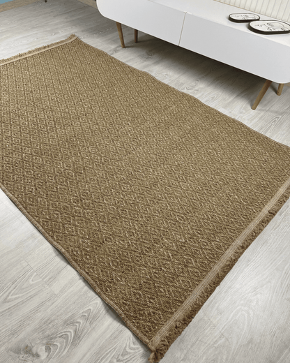 Comfy Halı Natural N03 Kahverengi Makinede Yıkanabilir Yumuşak Sisal Halı