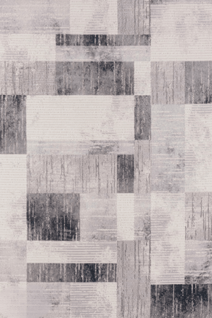 Comfy Halı Loya LY005G Gri Modern Tozumaz Halı