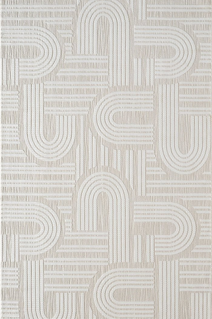 Comfy Halı Tual TL005A Krem Modern Bohem Halı