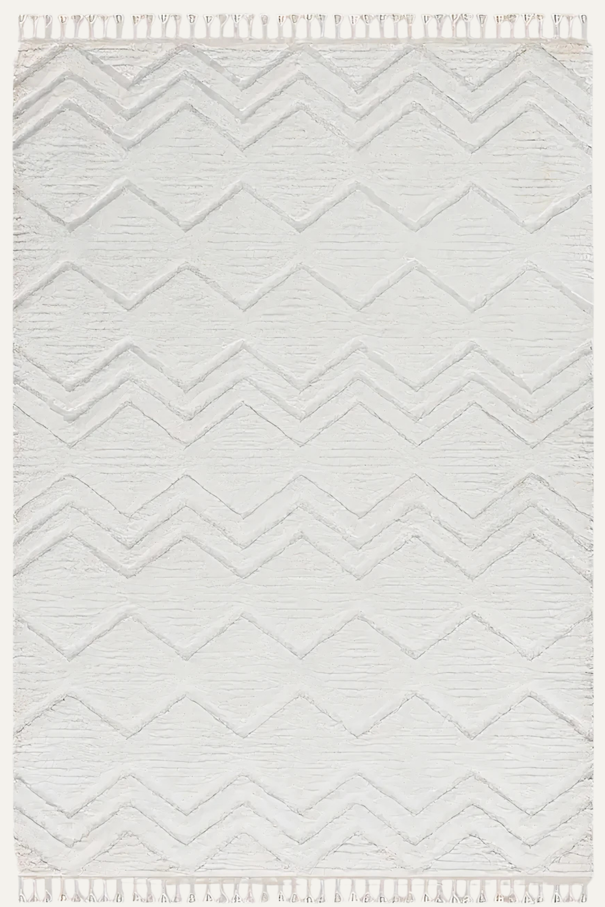 Comfy Halı Cloud D518B R0911 Beyaz Shaggy Modern Halı