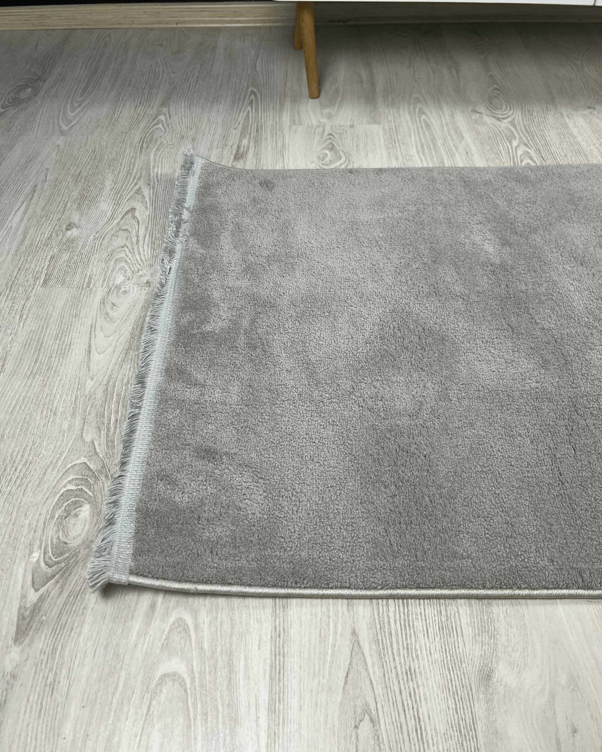 Comfy Halı Basic Gri Yumuşak Dokulu Peluş Halı