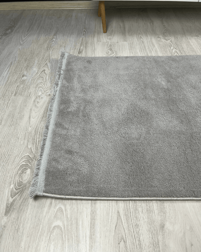 Comfy Halı Basic Gri Yumuşak Dokulu Peluş Halı
