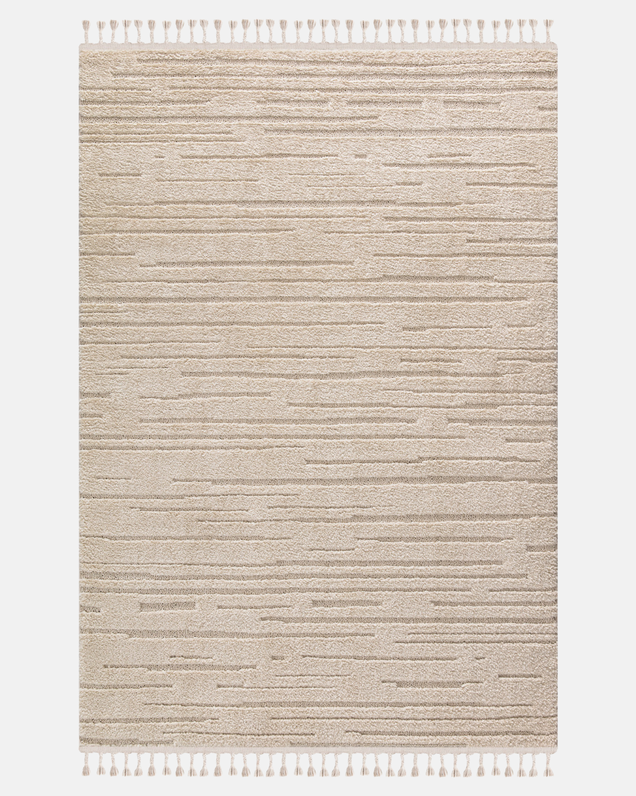Comfy Halı Wind D534B R1044 Bej Shaggy Modern Halı