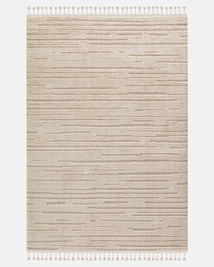 Comfy Halı Wind D534B R1044 Bej Shaggy Modern Halı