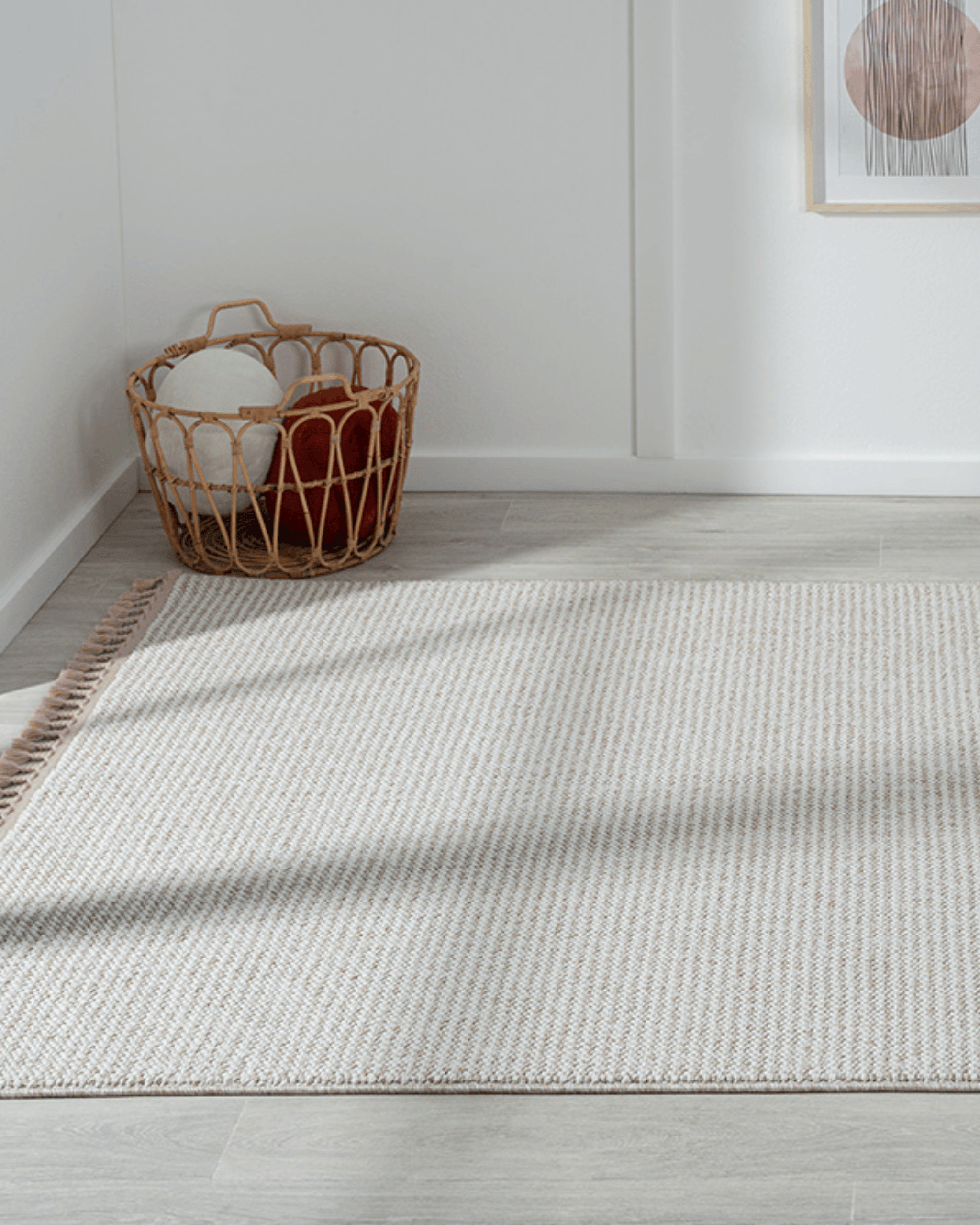 Comfy Halı Efes EF005A Bukleli Modern İskandinav Örgü Halı