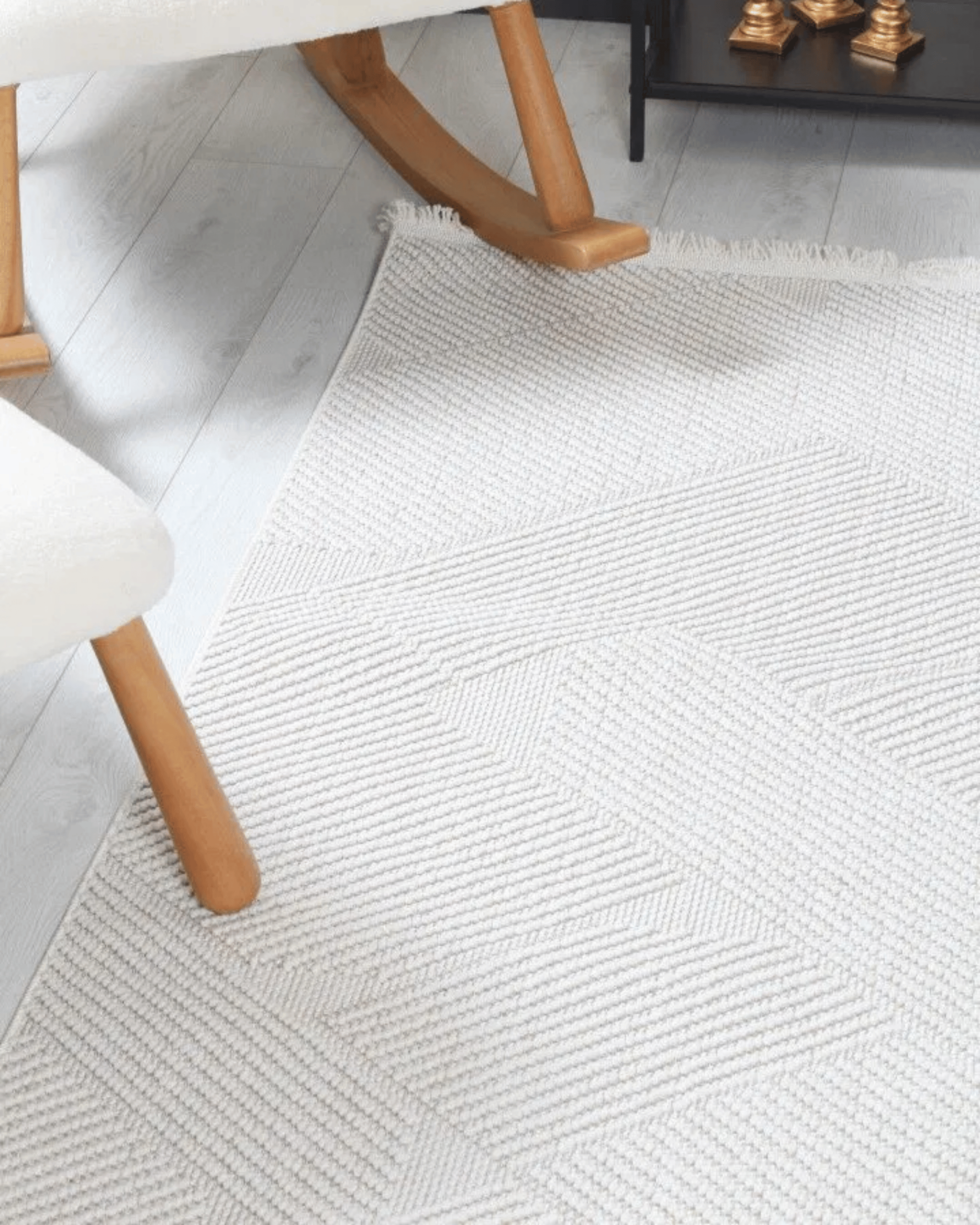 Comfy Halı Lupera LP006 Krem Bukleli Modern Örgü Halı