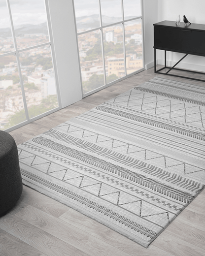 Comfy Halı Vista VS005G Gri İskandinav Tozumaz Halı