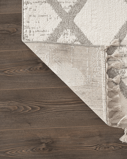 Comfy Halı Efes EF009A Bukleli Modern İskandinav Örgü Halı