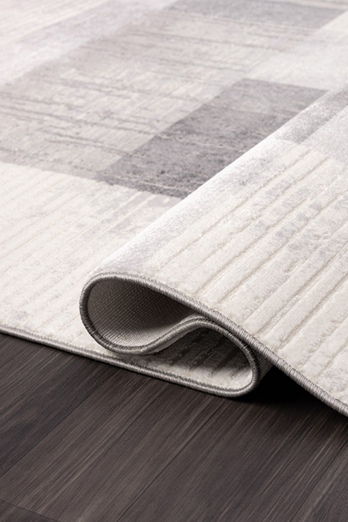 Comfy Halı Loya LY005G Gri Modern Tozumaz Halı