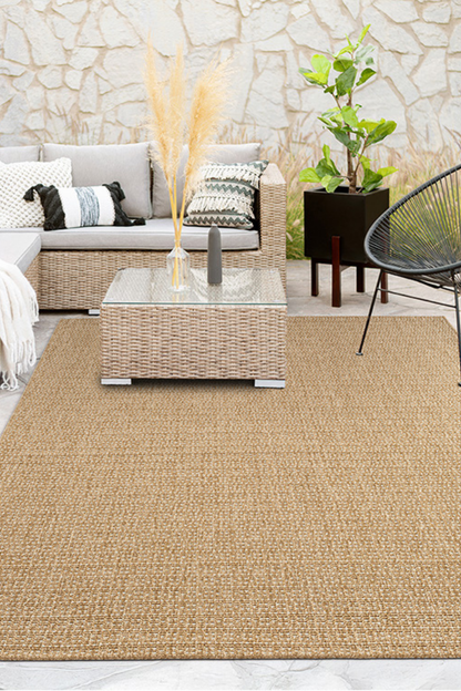 Comfy Halı Malta TI004A Bej/Beyaz Doğal Jüt Halı