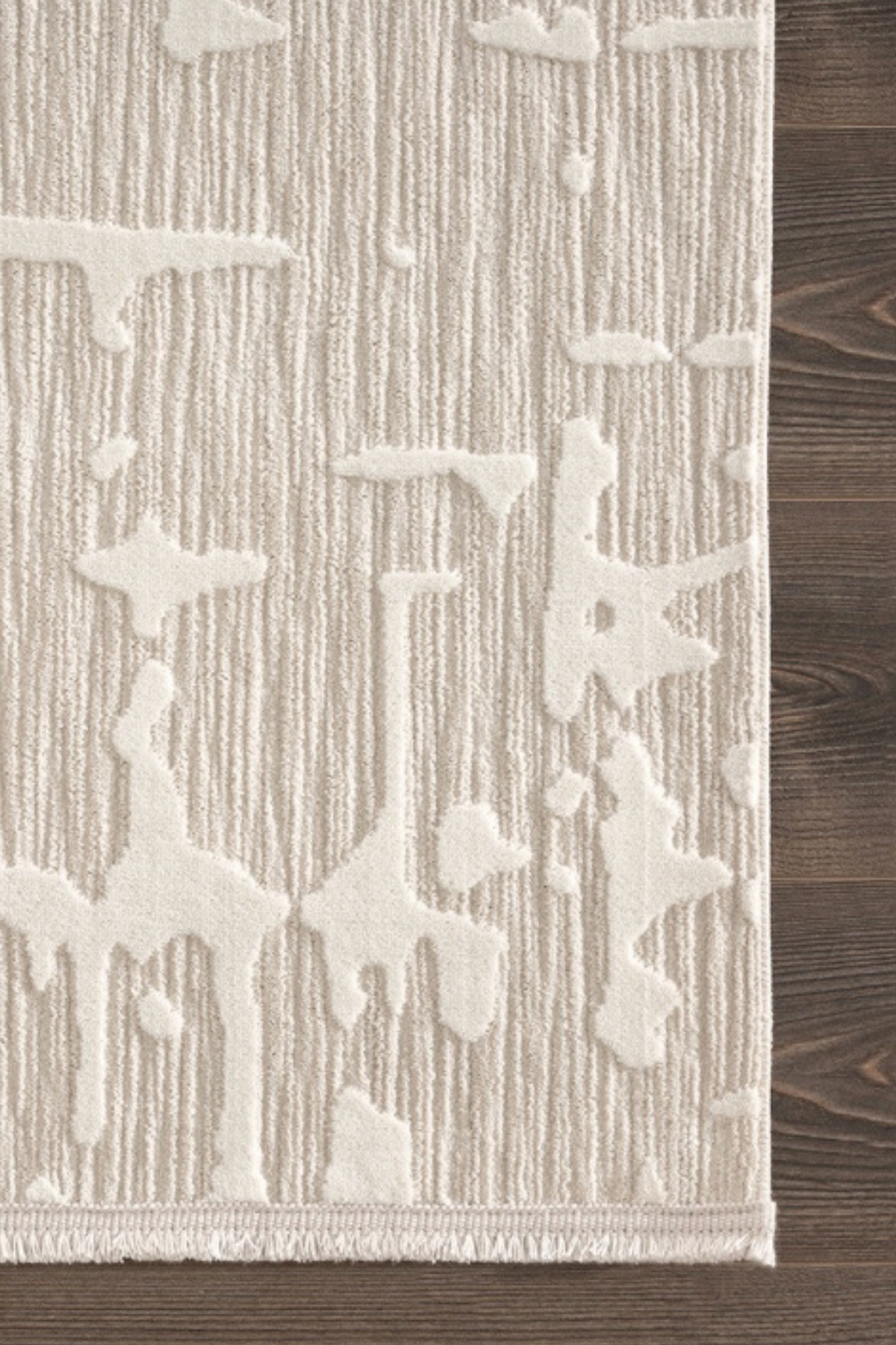 Comfy Halı Tual TL011A Krem Modern Halı