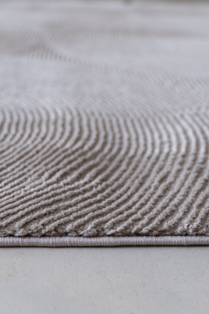 Comfy Halı Ritim 37804-071 Anti Alerjik Yumuşak Modern Vizon Halı