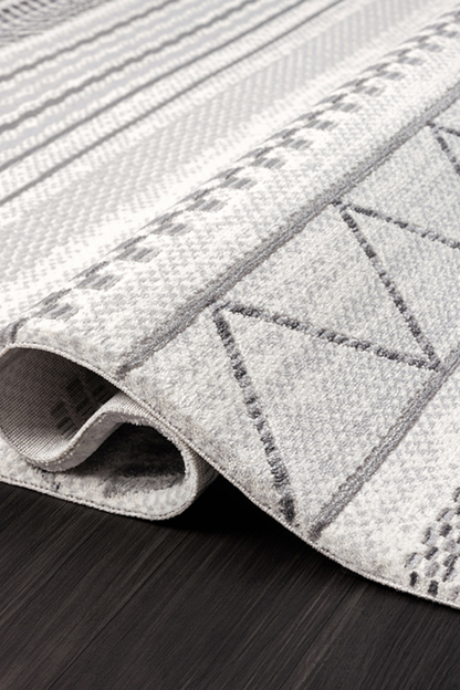 Comfy Halı Vista VS005G Gri İskandinav Tozumaz Halı