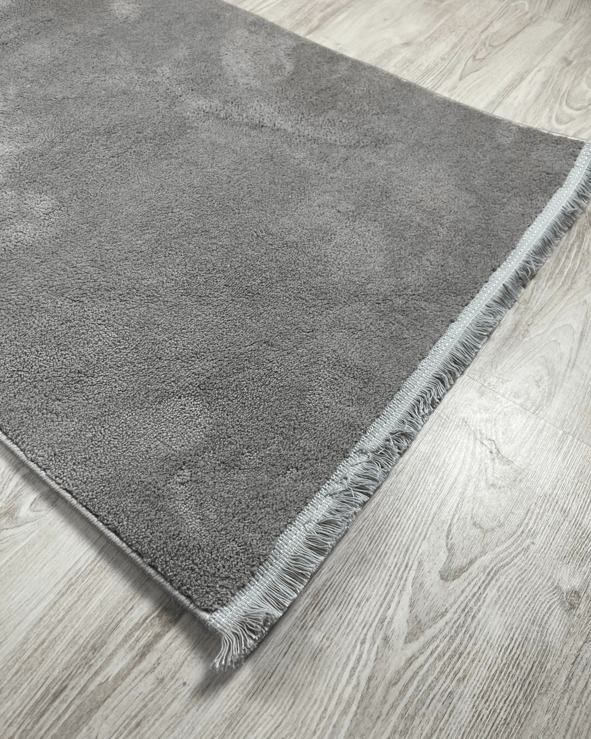 Comfy Halı Basic Gri Yumuşak Dokulu Peluş Halı
