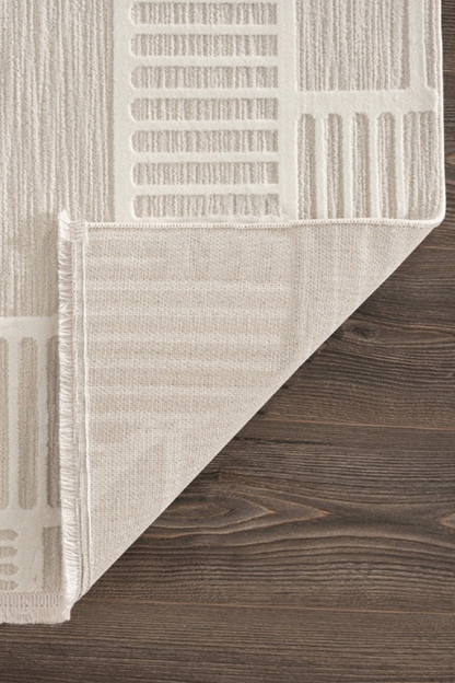 Comfy Halı Tual TL008A Krem Bohem Halı