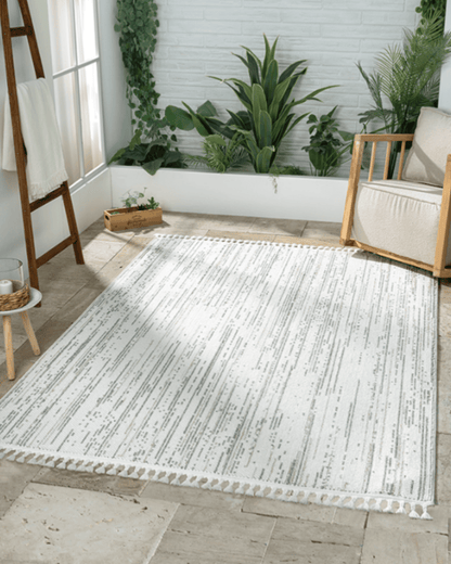 Comfy Halı Efes EF001A Bukleli Modern İskandinav Örgü Halı