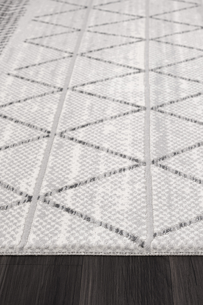 Comfy Halı Vista VS005G Gri İskandinav Tozumaz Halı