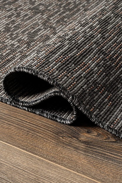 Comfy Halı Malta TI005A Siyah Doğal Jüt Halı