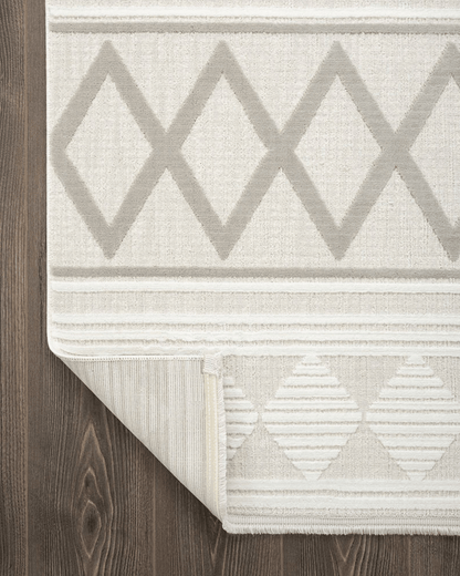 Comfy Halı Tual TL004A Krem İskandinav Halı