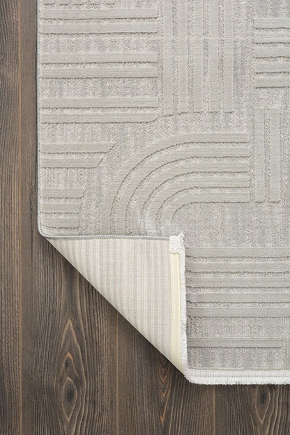 Comfy  Halı Tual TL007A Gri Modern Bohem Halı