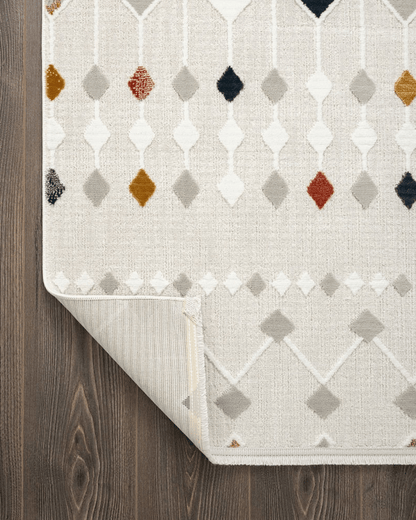 Comfy Halı Tual TL001A Renkli İskandinav Halı