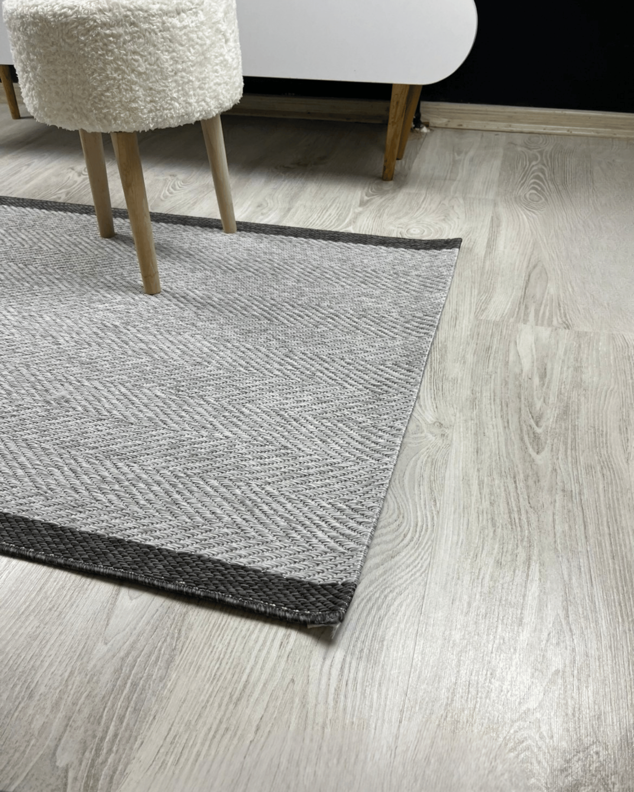 Comfy Halı Bengal BN004 Gri Antrasit Sisal Halı